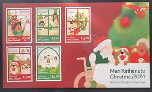 New Zealand 2024 - Meri Kirihimete - Christmas 2024 / FDC (gummed stamps) - Picture 1 of 1