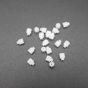 20 piezas 0,3 M 9 dientes plástico engranaje espolón 9T husillo diámetro de piñón 1 mm 0,95 mm convexo 1A - Imagen 1 de 12