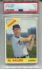 1966 Topps #410 Al Kaline PSA 5 EX Detroit Tigers