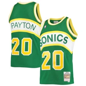 Seattle SuperSonics Gary Payton #20 Mitchell & Ness 1994/95 NBA Swingman Jersey - Picture 1 of 6