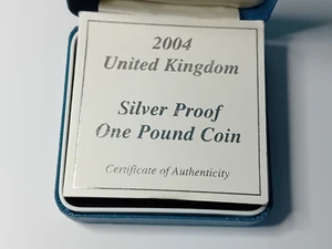 2004 Royal Mint Scotland's forth bridge £1 One Pound Silver Proof Coin COA/#1088 - Picture 1 of 5