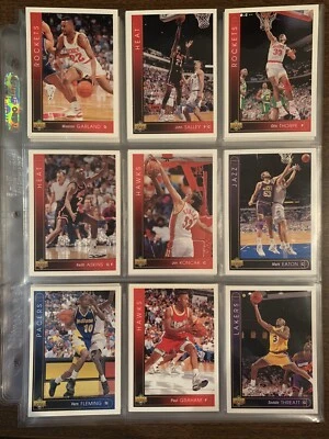 Individual 93-94 Upper Deck NBA Basketball Cards - Complete Your Set! - Image 1 of 2