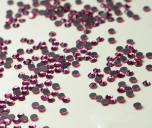 Hotfix ROSE SS10 Stückzahl wählbar Profi AAA Qualität Rosa Pink Glitzer aufbügel - Picture 1 of 18