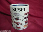 Vintage SUSHI CUP BEER SAKE WINE MUG NAME TIKI BAR JAPAN RETRO SASHIMI