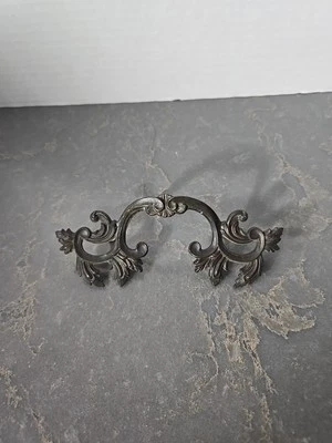 Vintage Drawer Pull French Provincial 3-1/2" Centers 6-1/8" Wide Keeler K8949 - Image 1 of 4