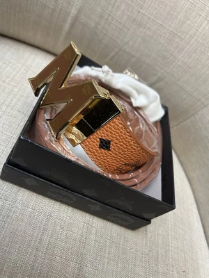 MCM 男式皮革腰带 32 码全新带标签 — 第 1/4 张图片