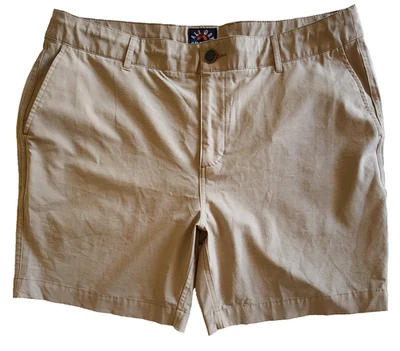 Pantalones Cortos Faherty Todo el Día Para Hombre 36 Frente Plano Chino Preppy Inteligente Informal Gorpcore Foto 1 de 4