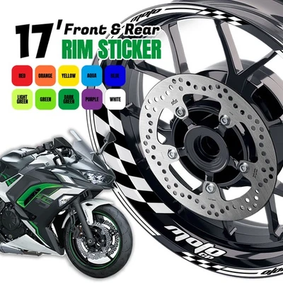 For Yamaha FJR1300 2003-2020 15 16 17 18 19 20  8 color Wheel Stickers Rim GP01 Foto 1 de 4