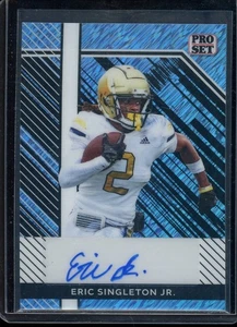 2024 Leaf Collective Pro Set Blue Shimmer Eric Singleton Jr. Rc Auto (14/20) - Foto 1 di 2