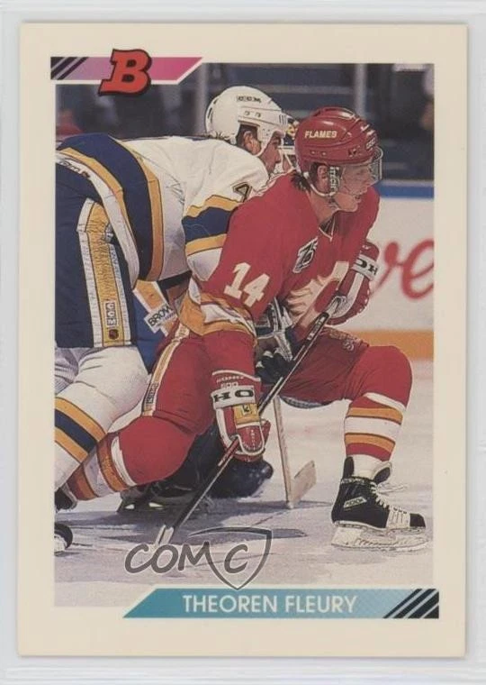 1992-93 Bowman Theoren Fleury #355 - Image 1 of 2