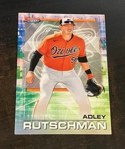 ADLEY RUTSCHMAN prospect rc 2021 Bowman's Best # 25 RIFRATTORE Orioles - Foto 1 di 2