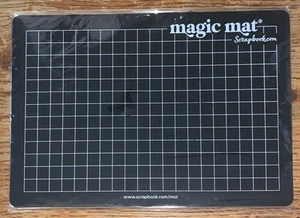 Scrapbook.com MAGIC MAT 8.75 x 6" Black Die Cutting Pad w/Grid Lines ~ NEW - Picture 1 of 2