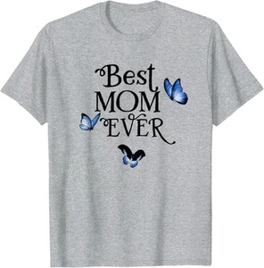 Pretty Best Mom Ever from Daughter Son Love on Mother's Day T-Shirt Hoodie - Picture 1 of 14