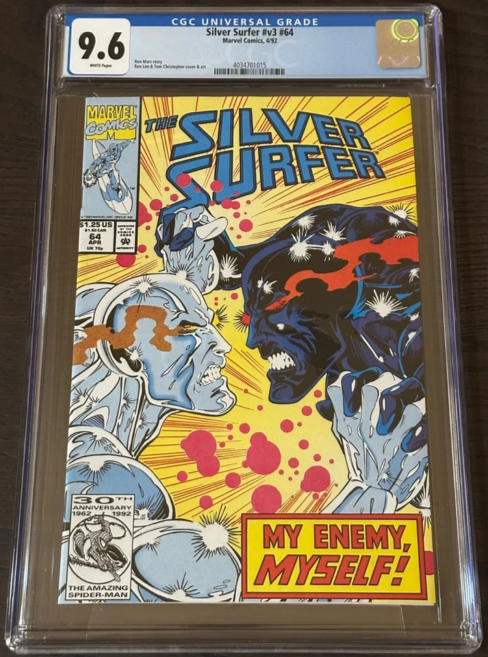 Silver Surfer #64 (Marvel Comics April 1992) CGC 9.6 - Image 1 of 1