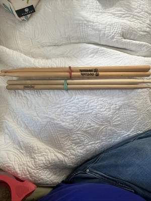 OEM Rock Band Drum Sticks 2 Pairs Sets Original Wii PS2 PS3 Xbox 360 Guitar Hero - Image 1 of 4