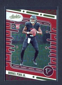 2024 Panini Absolute - #108 Michael Penix Jr. [Red Squares] 111/499 Rookie RC - Picture 1 of 3