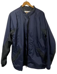 DryJoys Womens Footjoy Rain Jacket Sz L Navy Blue Black L/S Windbreaker Golf - Picture 1 of 8