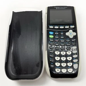 Texas Instruments TI-84 Plus C Silver Edition Graphing Calculator Black Tested - Picture 1 of 3