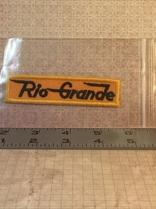 Unused Rio Grande Train Railroad Patch 3 7/8" x 7/8" - Picture 1 of 4