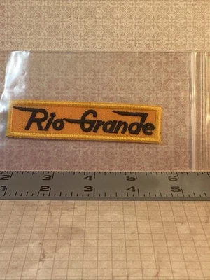 Unused Rio Grande Train Railroad Patch 3 7/8" x 7/8" - Image 1 of 4