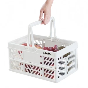 crates for storage,plastic baskets for organizing,Plastic Storage Crate,Folda... - Picture 1 of 6