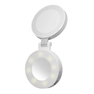 Brightness Adjustable Mobile Phone Fill Light with Mirror for Photography - Image 1 of 4
