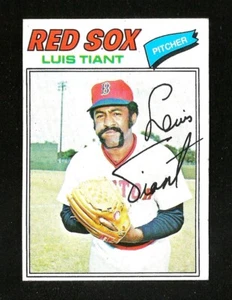 1977 Topps BASEBALL #258 LUIS TIANT EXMINT BOSTON RED SOX (SB1) - Bild 1 von 1