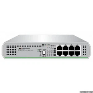 ALLIED TELESIS 910 Switch GS910 8 Gigabit ports, 10/100/1000 Mbps, Unmanaged - Picture 1 of 2