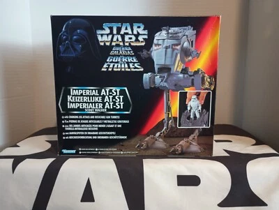 Imperial AT-ST 1996 STAR WARS Poder de la Fuerza POTF Tri Logo Extranjero NUEVO Foto 1 de 4