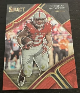Christian McCaffrey - 2023 Panini Select Draft Picks - Red Lazer Prizm - (10-323) - Bild 1 von 2