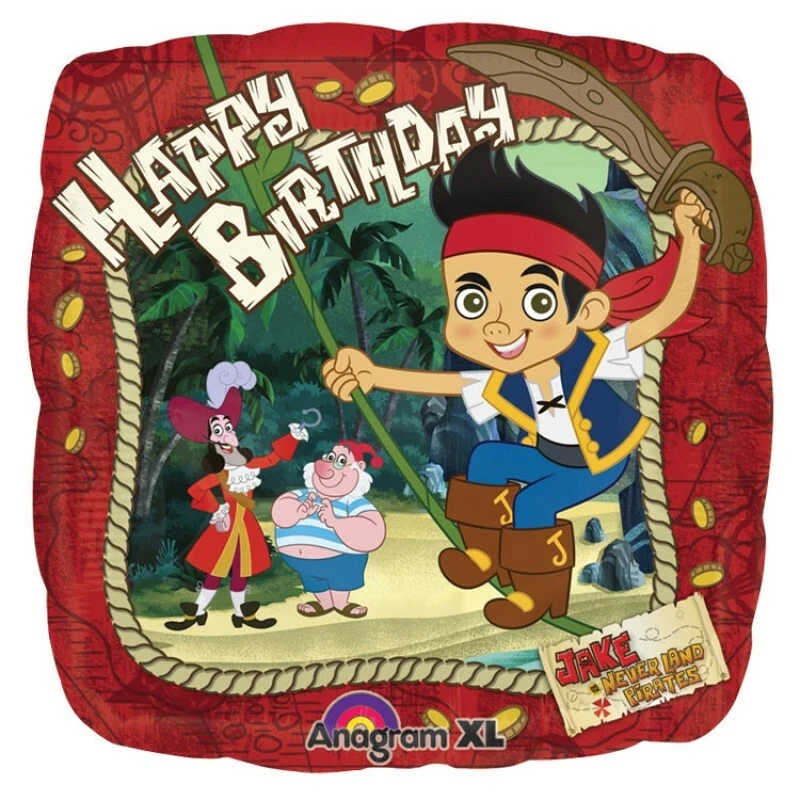 18' Disney Jake & The Neverland Pirates Helium Foil Balloon - Party Decorations - Image 1 of 1