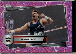 2025 TOPPS CHROME WWE PINK SHIMMER REFRACTOR #191 BRUTUS CREED - Picture 1 of 2