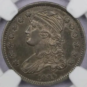 1834 25c Capped Bust Quarter - NGC AU 58 - Picture 1 of 4