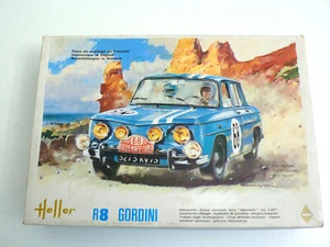 HELLER KIT R8 GORDINI "68è RALLYE MONTE CARLO" BOX PAUL LENGELLÉ 1/24è BON ÉTAT - Imagen 1 de 9
