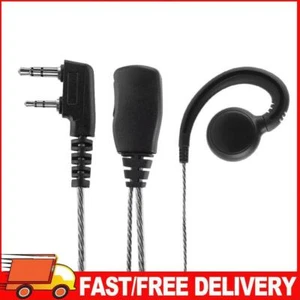 2pcs 180 Swivel Earpiece Earhook with Mic and PTT for Kenwood 2 Way Radio - Zdjęcie 1 z 6