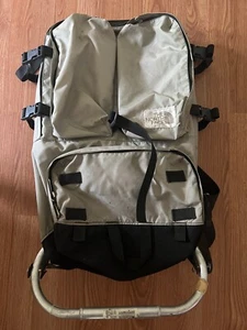 Vintage North Face Hiking external frame backpack Gray (See Pics For Details) - Picture 1 of 6