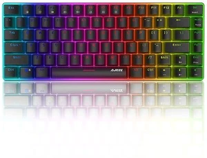 Wired Mechanical Gaming Keyboard RGB LED Backlit For PC Typists PS4 MAC Xbox one - Picture 1 of 14