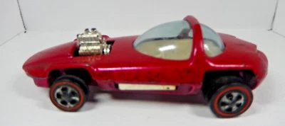 Hot Wheels Redline All Original 1968 Silhouette Hot Pink Blanco Interior 'Nuff Said Foto 1 de 4
