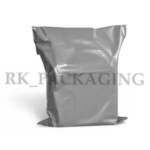 More details for grey mailing bags strong poly postal post postage self seal packaging strong