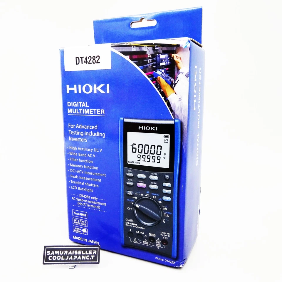 Hioki Electric Dt4282 Digital Multimeter 10A Terminal Mounted Type 508 NEW - Image 1 of 4