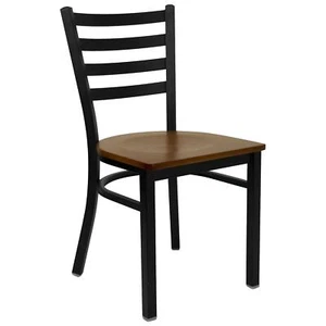 Flash Furniture HERCULES Series Traditional Metal/Wood Restaurant Dining Chair - Picture 1 of 9