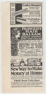 1926 Parker's Hair Balsam Vintage Print Ad 1920s Restores Color & Beauty to Gray - Picture 1 of 1