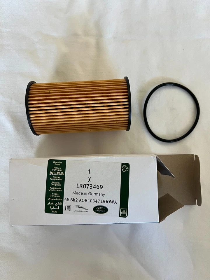 Kit de elemento de filtro de aceite Land Rover/Jaguar pieza genuina # LR073469 Foto 1 de 1