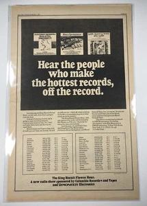 BRUCE SPRINGSTEEN Mahavishnu KBFH Blood Sweat Tears Original 1973 Vintage AD - Picture 1 of 1