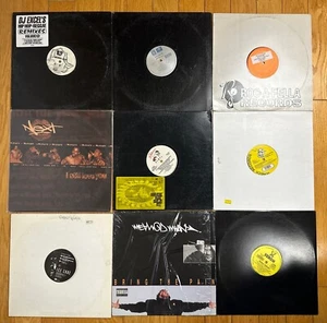 METHOD MAN HOT BOYS RAEKWON NASTY NAS ICE CUBE 12" Single Vinyl 9 Rap Lot Bundle - Foto 1 di 24
