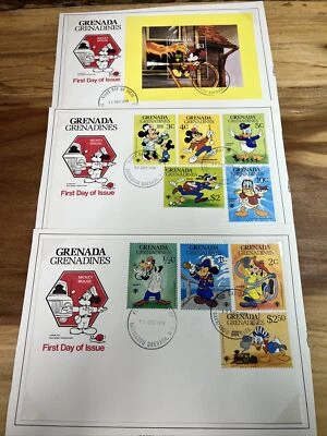 Grenada Cartoon Occupation Career Job Uniform 1979 Disney  (FDC) Rare T550 - Image 1 of 4