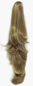 27" LONG LAYERED STRAIGHT HAIR PONYTAIL HAIRPIECE CLAW CLIP HAIRDO JACLYN - Picture 1 of 5