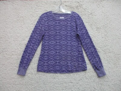 Columbia 小号成人紫色套衫弹力 Omni Wick 户外女式 S — 第 1/4 张图片