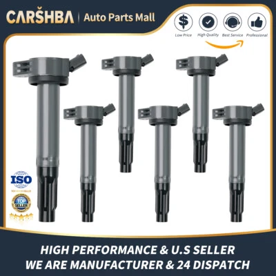 Pack of 6 Ignition Coils for Camry RAV4 Avalon Lexus RX350 ES350 3.5L UF487 - Image 1 of 4