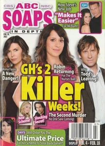 ABC Soaps In Depth Feb 18, 2013 ROGER HOWARTH-JON LINDSTROM-REAL LIFE COUPLES-GH - Picture 1 of 1